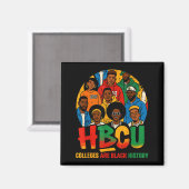 Hbcu Colleges Are Black History African American M マグネット (正面/裏面)