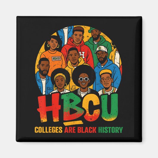 Hbcu Colleges Are Black History African American M マグネット (正面)