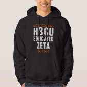 HBCU Educated ZETA Historical Black College Alumni パーカ (正面)