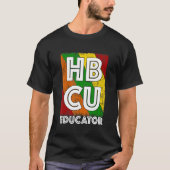 HBCU Educator Professor Afrocentric Tシャツ (正面)