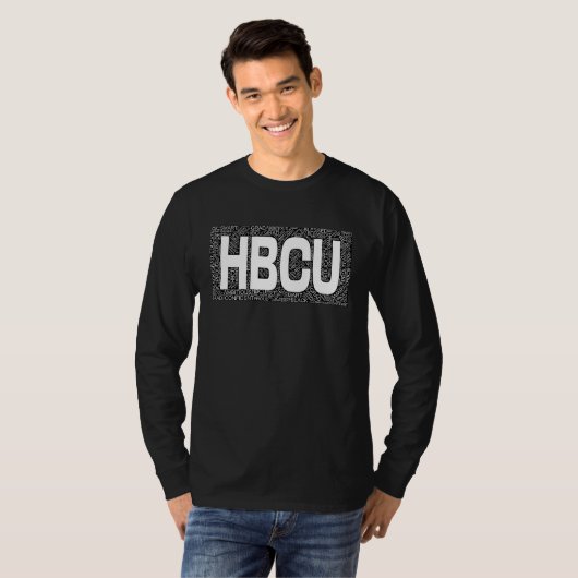 HBCU Grad Words in Letter Acronym Tシャツ (正面フル)