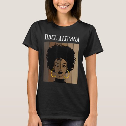 HBCU Graduate Alumna Historical Black Colleges Uni Tシャツ (正面)