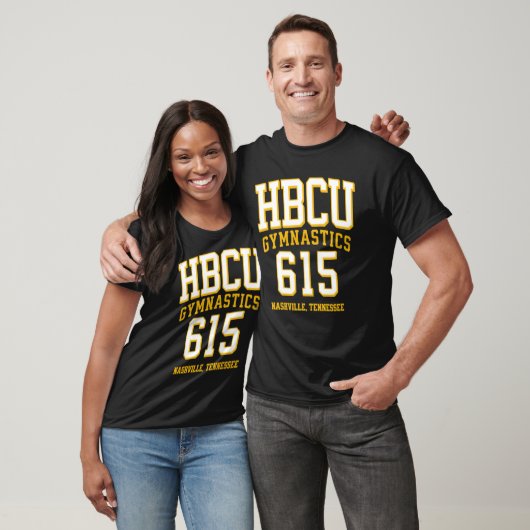 HBCU Gymnastics 615 Area Code Nashville TN Tシャツ (ユニセックス)