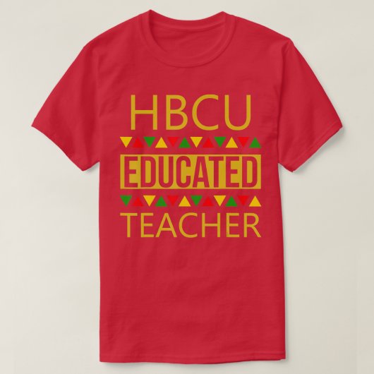 HBCU HBCU教育先生 Tシャツ (デザイン正面)