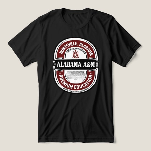 HBCU_Heineken-T-shirt_ALABAMA A&M トライブレンドTシャツ (デザイン正面)
