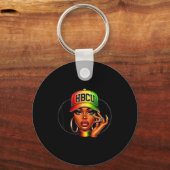 Hbcu Melanin Afro Black Women African Black Histor キーホルダー (正面)