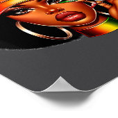 Hbcu Melanin Afro Black Women African Black Histor ポスター (角)