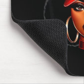 Hbcu Melanin Afro Black Women African Black Histor マウスパッド (コーナー)