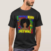 HBCU Mom Mama Afro Tシャツ (正面)