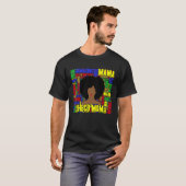 HBCU Mom Mama Afro Tシャツ (正面フル)