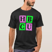 HBCU Pink and Green Blocks Love   Tシャツ (正面)