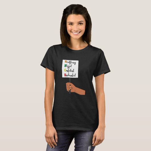 HBCU Teaching  Black Leaders African Education Tシャツ (正面フル)