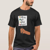HBCU Teaching Black Leaders African Education Tシャツ (正面)