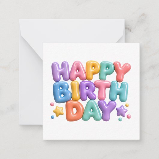 HBD ノートカード (正面)