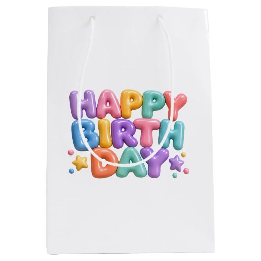 HBD ミディアムペーパーバッグ (正面)