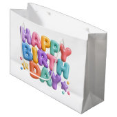 HBD ラージペーパーバッグ (正面アングル)