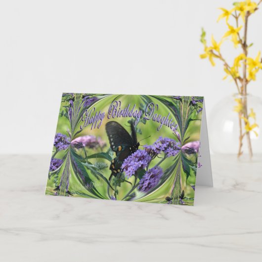 HBday娘 – カスタマイズ カード (黄色い花)