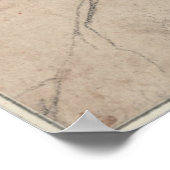 Hbearded Old Man（土星）の頭（デュラー） ポスター (角)