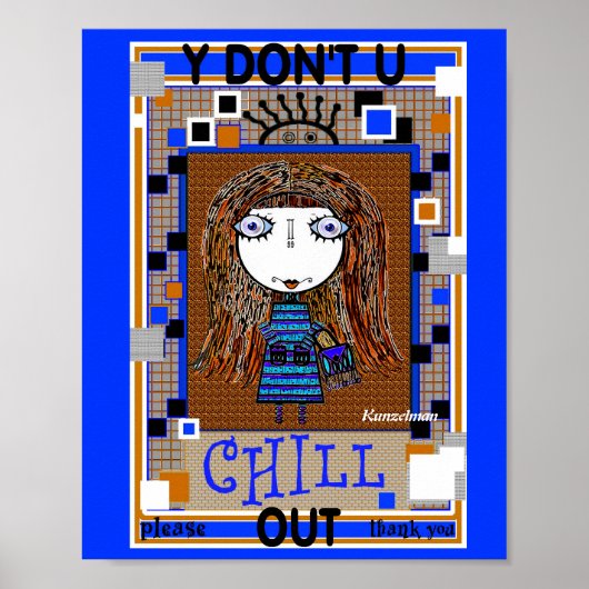 HBMポスターチル ポスター (正面)