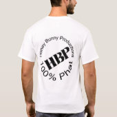 HBPの口紅のロゴ Tシャツ (裏面)
