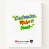 HB's Online Store Spiral Notebook Writing Supplies ノートブック (裏面)