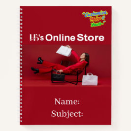 HB's Online Store Spiral Notebook Writing Supplies ノートブック