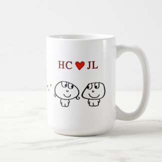 "HCハートJL " コーヒーマグカップ