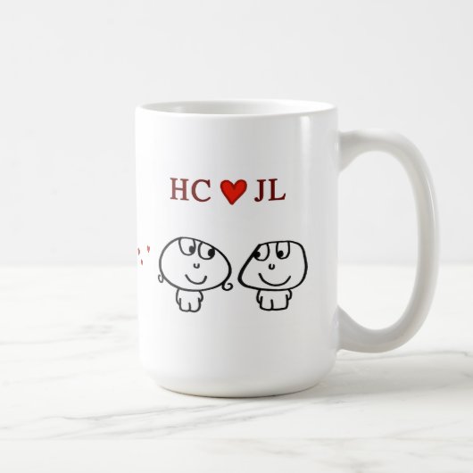 "HCハートJL " コーヒーマグカップ (右)