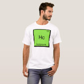 Hc - ホラーコアが面白い化学元素記号Tシャツ Tシャツ (正面フル)