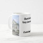 hc、hc、theHoly CommunionCharlestonの教会、SC コーヒーマグカップ (正面左)