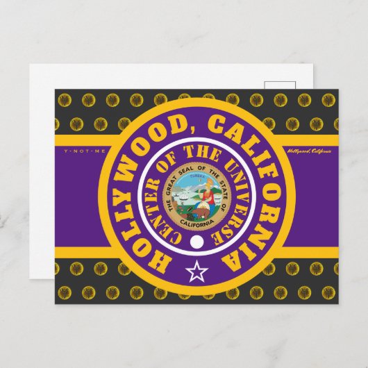 HCACOU HOLLYWOOD, CA (COU) 2 ポストカード (正面/裏面)