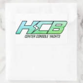 HCBコンスルセンターヨット 長方形シール (バッグ)