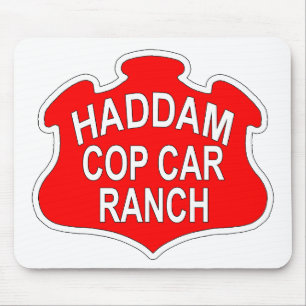HCCRの赤いロゴのmousepad マウスパッド