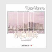 HCMC Saigon (Ho-Chi-Minh-City) Skyline Vietnam シール (シート)