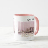 HCMC Saigon (Ho-Chi-Minh-City) Skyline Vietnam マグカップ (正面右)