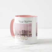 HCMC Saigon (Ho-Chi-Minh-City) Skyline Vietnam マグカップ (正面左)