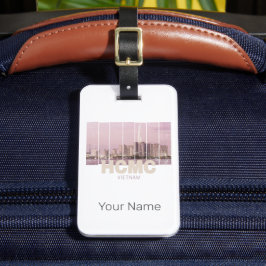 HCMC Saigon (Ho-Chi-Minh-City) Skyline Vietnam ラゲッジタグ