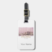 HCMC Saigon (Ho-Chi-Minh-City) Skyline Vietnam ラゲッジタグ (正面縦)