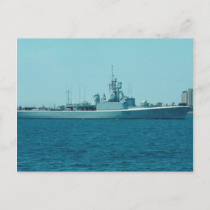 HCMS Saskatchewan",カナダ海軍の駆逐艦エスコート ポストカード