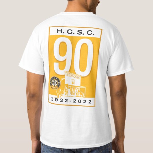 HCSC 90th、メンTシャツ Tシャツ (裏面)