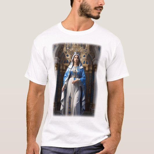 HDの高画質の聖母マリア Tシャツ (正面)