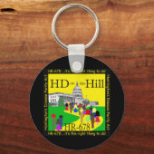 HDオンザヒルキーチェーン キーホルダー (正面)