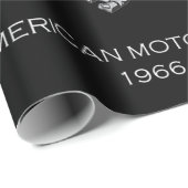 HDオートバイツインショベルヘッドエンジンスケッチバイク ラッピングペーパー (ロールコーナー)