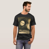 Hd奇妙な花Odilon Redon (1880)高 Tシャツ (正面フル)