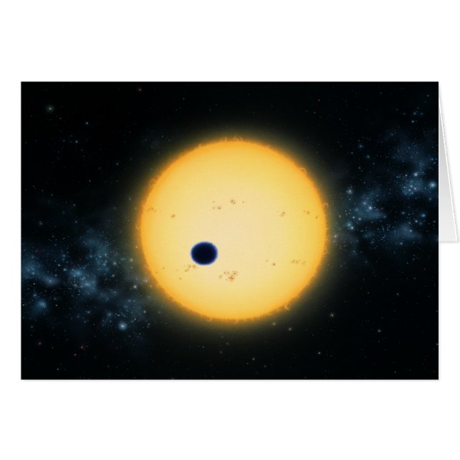 HD209458カードの運輸 (正面横)