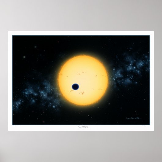 HD209458プリントの通過 ポスター (正面)