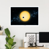 HD209458プリントの通過 ポスター (ホームオフィス)