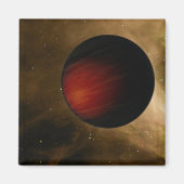 HD 149026bという熱い木星のイラストレーション マグネット (正面)