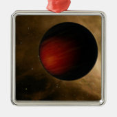 HD 149026bという熱い木星のイラストレーション メタルオーナメント (正面)