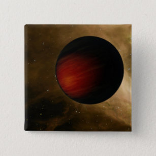 HD 149026bという熱い木星のイラストレーション 缶バッジ